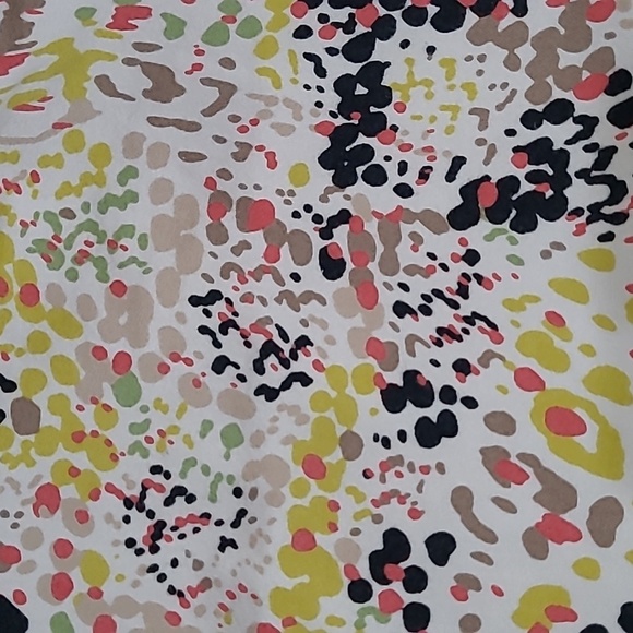 Madison Multicolor Abstract Polka-dot Cropped Pants size 14 - Picture 4 of 8